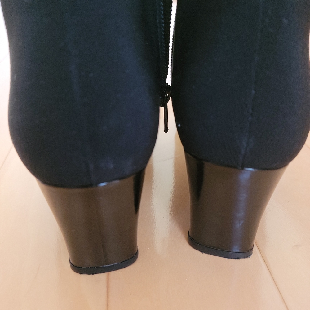 Stuart Weitzman Gore-Tex Fabric Ankle Boots - Picture 6 of 8